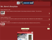 Tablet Screenshot of mrstevesstorytime.blogspot.com