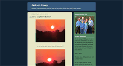 Desktop Screenshot of jacksoncovey.blogspot.com