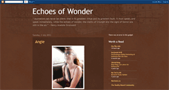 Desktop Screenshot of echoesofwonder.blogspot.com