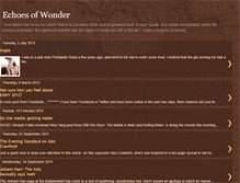 Tablet Screenshot of echoesofwonder.blogspot.com