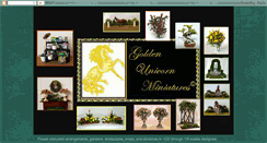 Desktop Screenshot of goldenunicornminis.blogspot.com