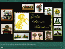 Tablet Screenshot of goldenunicornminis.blogspot.com