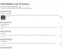 Tablet Screenshot of lilithparker.blogspot.com