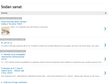Tablet Screenshot of kirjallisuutta-sodansanat.blogspot.com