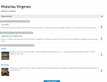 Tablet Screenshot of historiasvirgenes.blogspot.com