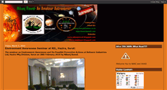 Desktop Screenshot of nikunjrawalastronomy.blogspot.com