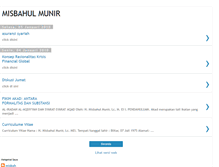 Tablet Screenshot of misbahul-misbah.blogspot.com