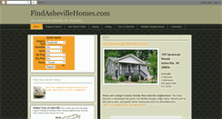 Desktop Screenshot of findashevillehomes.blogspot.com