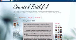 Desktop Screenshot of counted-faithful.blogspot.com