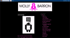 Desktop Screenshot of mollybarron.blogspot.com