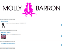 Tablet Screenshot of mollybarron.blogspot.com