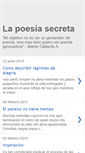 Mobile Screenshot of lapoesiasecreta.blogspot.com