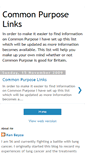 Mobile Screenshot of commonpurposelinks.blogspot.com