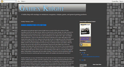 Desktop Screenshot of games-knight.blogspot.com