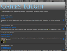 Tablet Screenshot of games-knight.blogspot.com