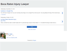 Tablet Screenshot of bocaratoninjuryattorney.blogspot.com