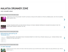 Tablet Screenshot of malaysiadrummerzone.blogspot.com