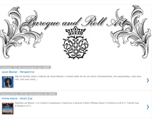 Tablet Screenshot of baroqueandrollart.blogspot.com