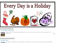 Tablet Screenshot of everydayholidayblog.blogspot.com