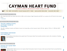 Tablet Screenshot of caymanheartfund.blogspot.com