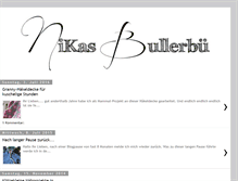 Tablet Screenshot of nikasbullerbue.blogspot.com