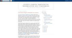 Desktop Screenshot of iyinetfrmtr-trkygnclr-webmaster.blogspot.com