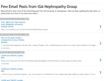 Tablet Screenshot of iga-nephropathy.blogspot.com