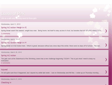 Tablet Screenshot of loadsofpink.blogspot.com