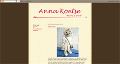 Desktop Screenshot of annakoetse.blogspot.com