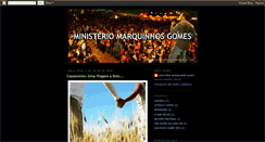 Desktop Screenshot of ministeriomarquinhosgomes.blogspot.com