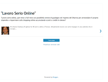 Tablet Screenshot of lavoroserioedharma.blogspot.com
