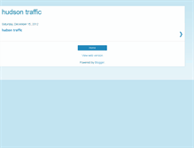 Tablet Screenshot of hudsontraffic.blogspot.com