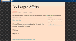 Desktop Screenshot of ivyleagueaffairs.blogspot.com