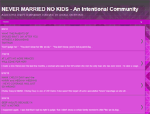 Tablet Screenshot of nevermarriednokids.blogspot.com