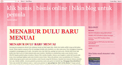 Desktop Screenshot of bisnisonlineku-klikbisnis.blogspot.com