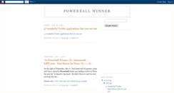 Desktop Screenshot of powerballwinners.blogspot.com