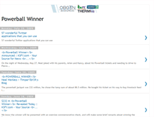 Tablet Screenshot of powerballwinners.blogspot.com