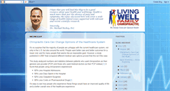 Desktop Screenshot of livingwellfamilychiropractic.blogspot.com