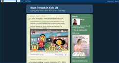 Desktop Screenshot of blackthreadsinkidslit.blogspot.com