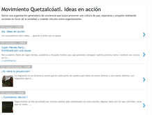 Tablet Screenshot of movimientoquetzalcoatl.blogspot.com