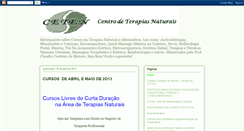 Desktop Screenshot of cetenterapiasnaturais.blogspot.com