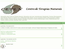 Tablet Screenshot of cetenterapiasnaturais.blogspot.com