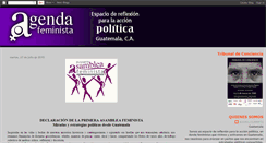 Desktop Screenshot of agenda-feminista.blogspot.com