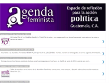 Tablet Screenshot of agenda-feminista.blogspot.com