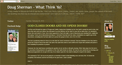 Desktop Screenshot of dougsherman.blogspot.com