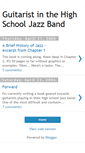 Mobile Screenshot of highschooljazzguitarist.blogspot.com
