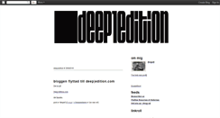 Desktop Screenshot of deepedition.blogspot.com