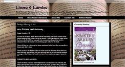 Desktop Screenshot of lions-and-lambs.blogspot.com