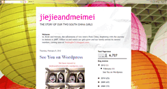 Desktop Screenshot of jiejieandmeimei.blogspot.com