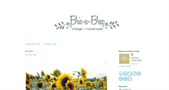 Desktop Screenshot of bricabrac-blog.blogspot.com